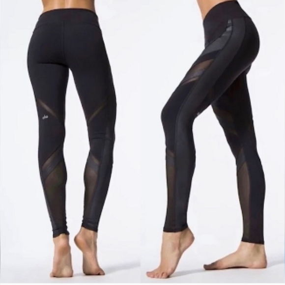 Alo Yoga High Waist Epic Legging Black S NWT - Picture 3 of 9